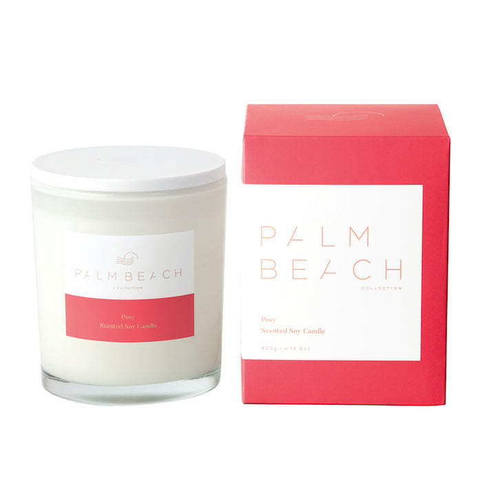 Palm Beach Posy Scented Soy Candle 420g