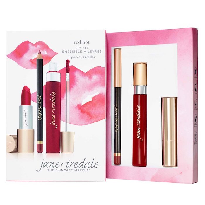 Jane Iredale Lip Kit - Red Hot